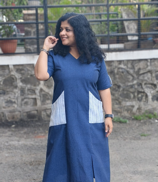 Pure Khadi Handcrafted One Piece