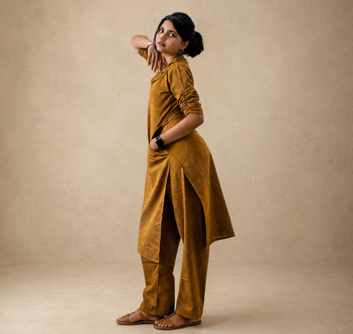 Pure Khadi Co-ord Set