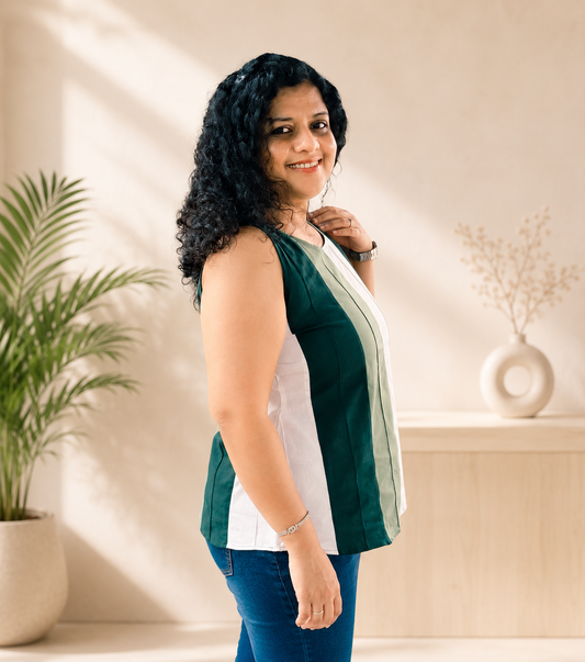 Pure Cotton Hand Crafted Short Top