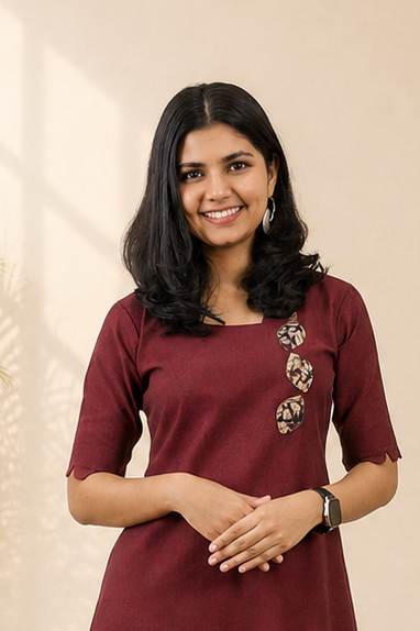 Khadi Patchwork Straight Kurti