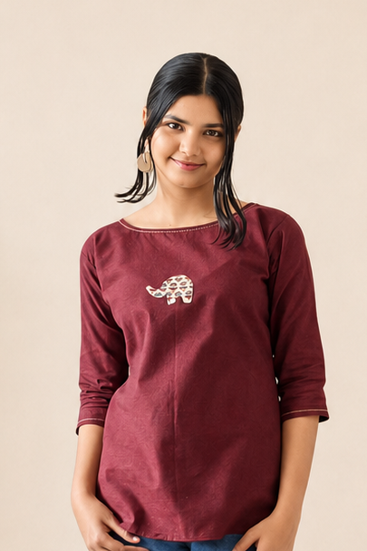 Pure Khadi Short Top