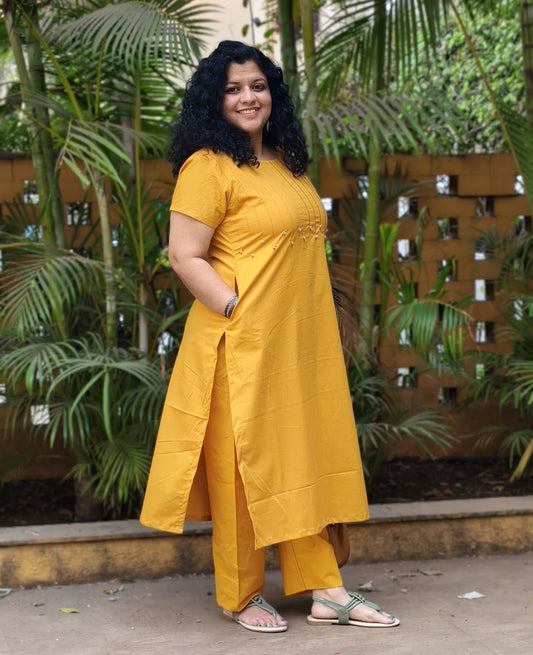 Pure Cotton Hand Crafted Straight Kurti