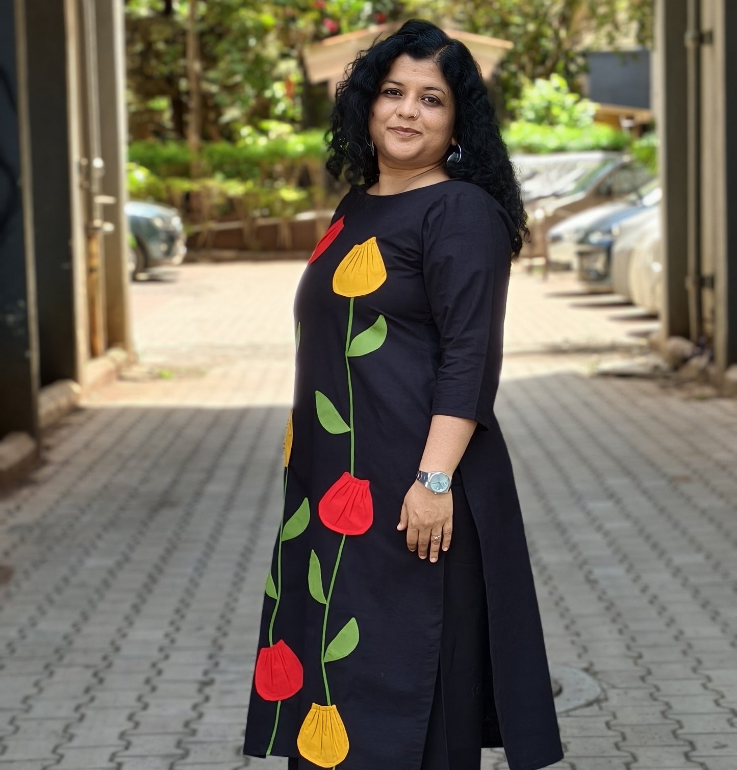 Pure Cotton Hand Crafted Straight Kurti