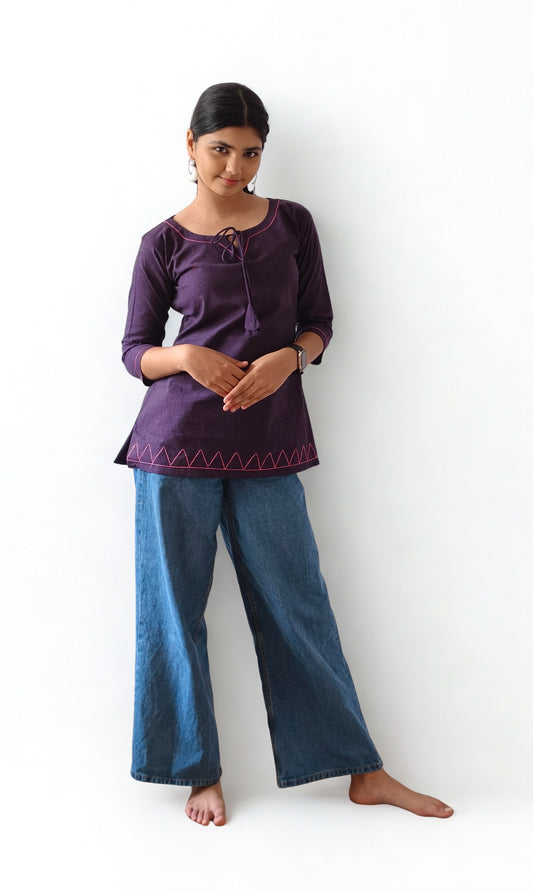 Pure Khadi Short Top