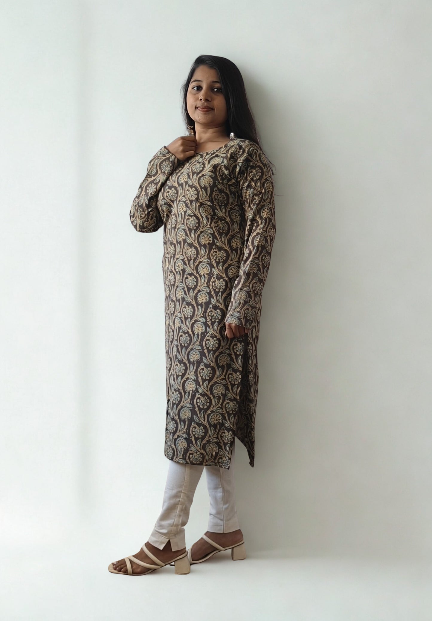 Handblock Straight Kurti