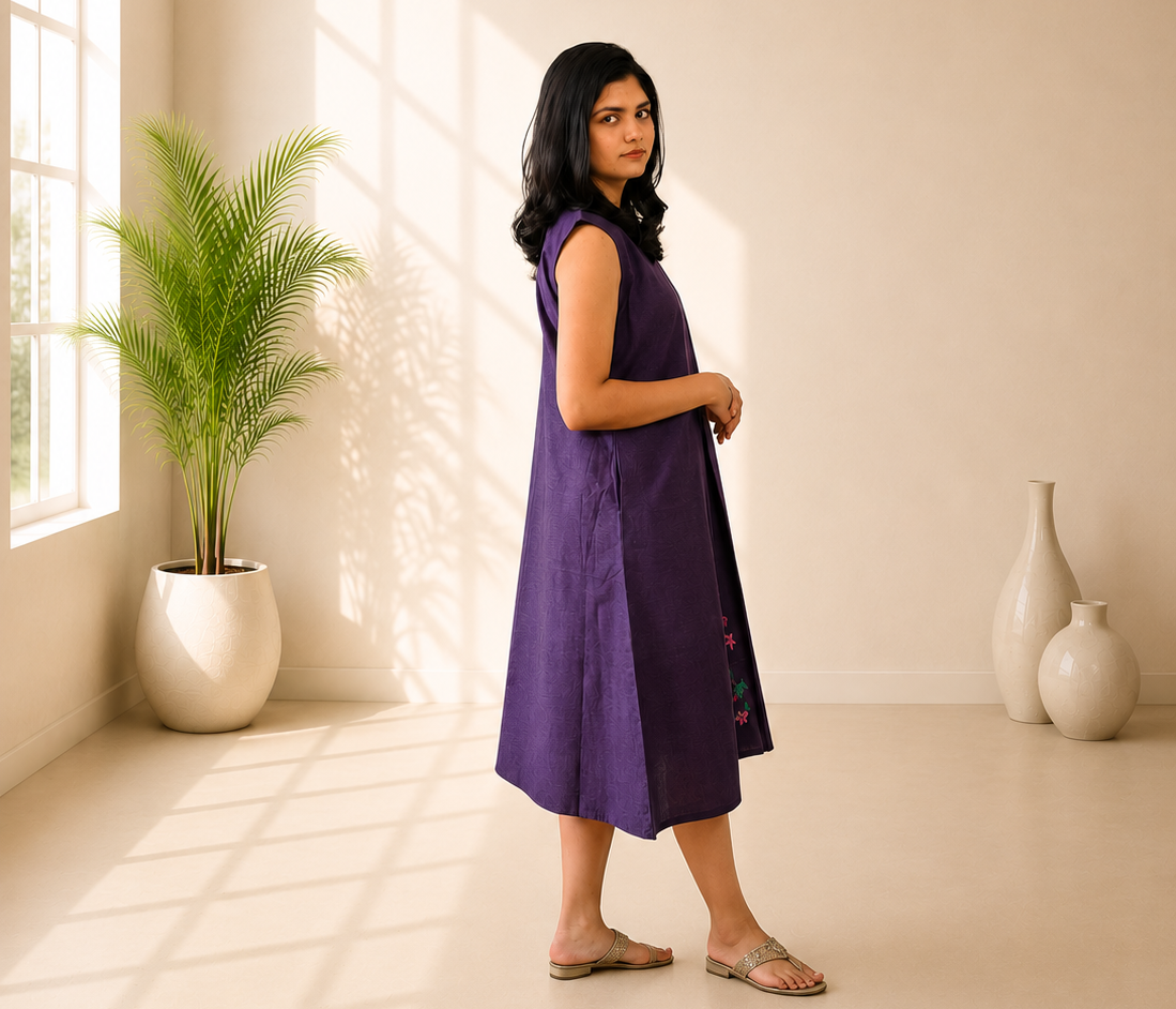 Pure Khadi Handcrafted One Piece