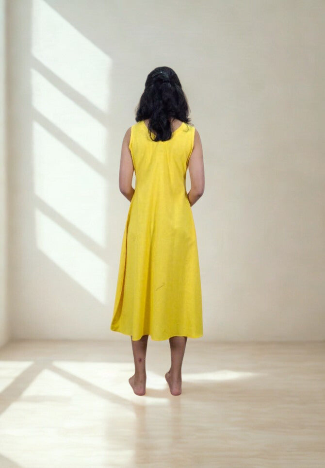 Handwoven Handspun Cotton Plain One Piece