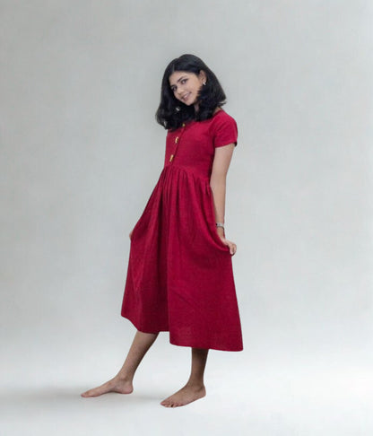 Handwowen Handspun Cotton Kurti