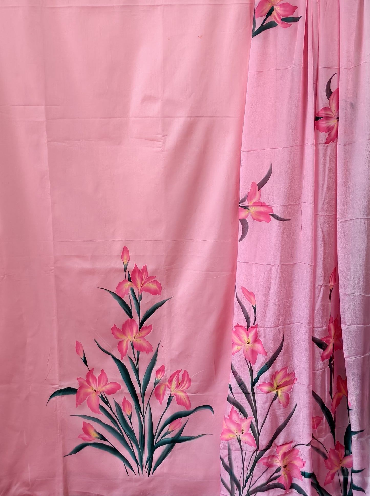 Jam Cotton Hand Painted Unstiched 3 Piece Suite Set_Pink