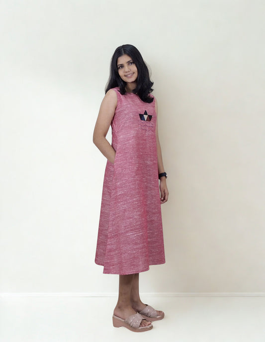Pure Khadi Patchwork One piece