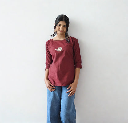 Pure Khadi Short Top