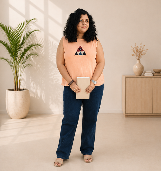Organic Cotton Handcrafted Short Top