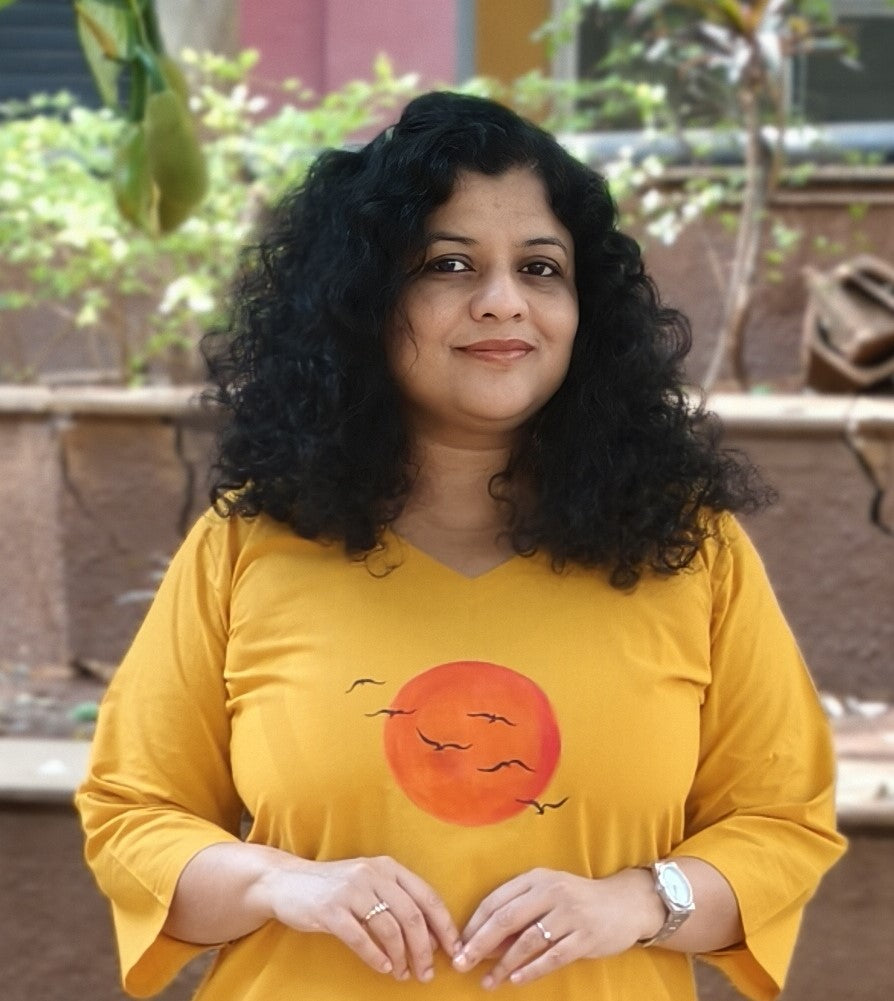 Pure Cotton Hand Painted Straight Kurti