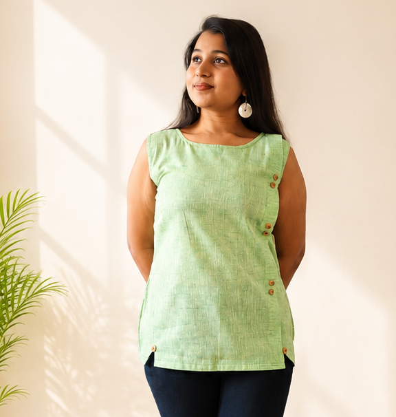 Pure Khadi Short Top