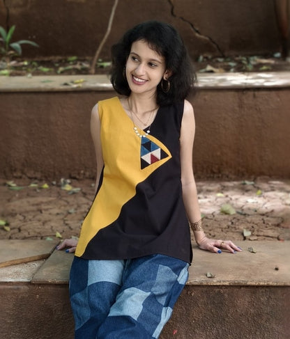 Pure Cotton Hand crafted Short Top