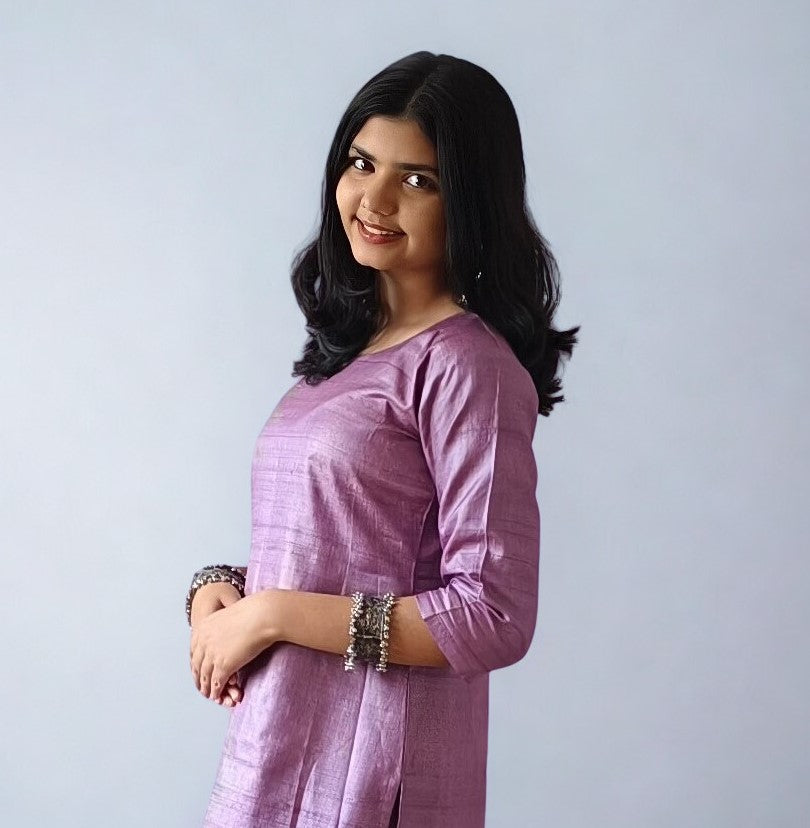 Pure Tussar Silk Co ord Set