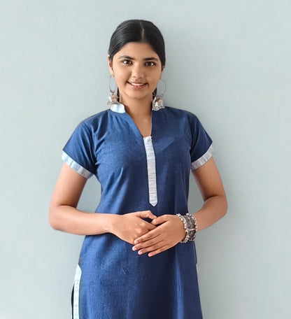 Pure Khadi Straight Kurti