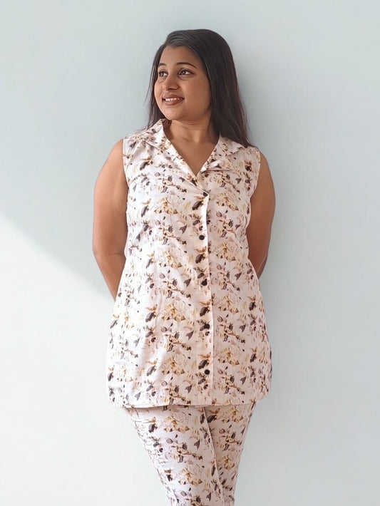 Jam Cotton Digital Print Combo Suit