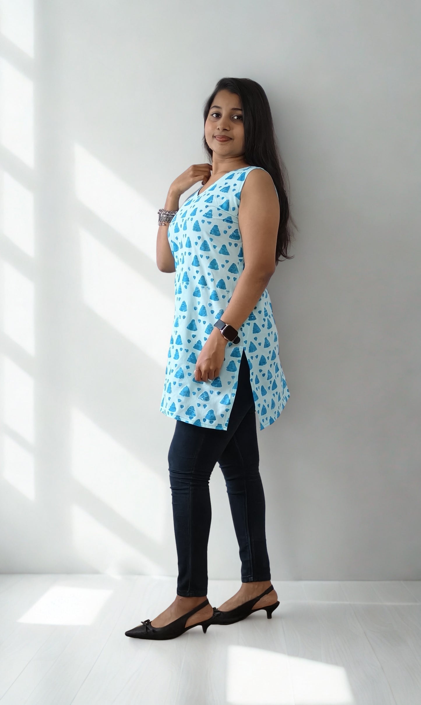 Handloom Cotton Short Top