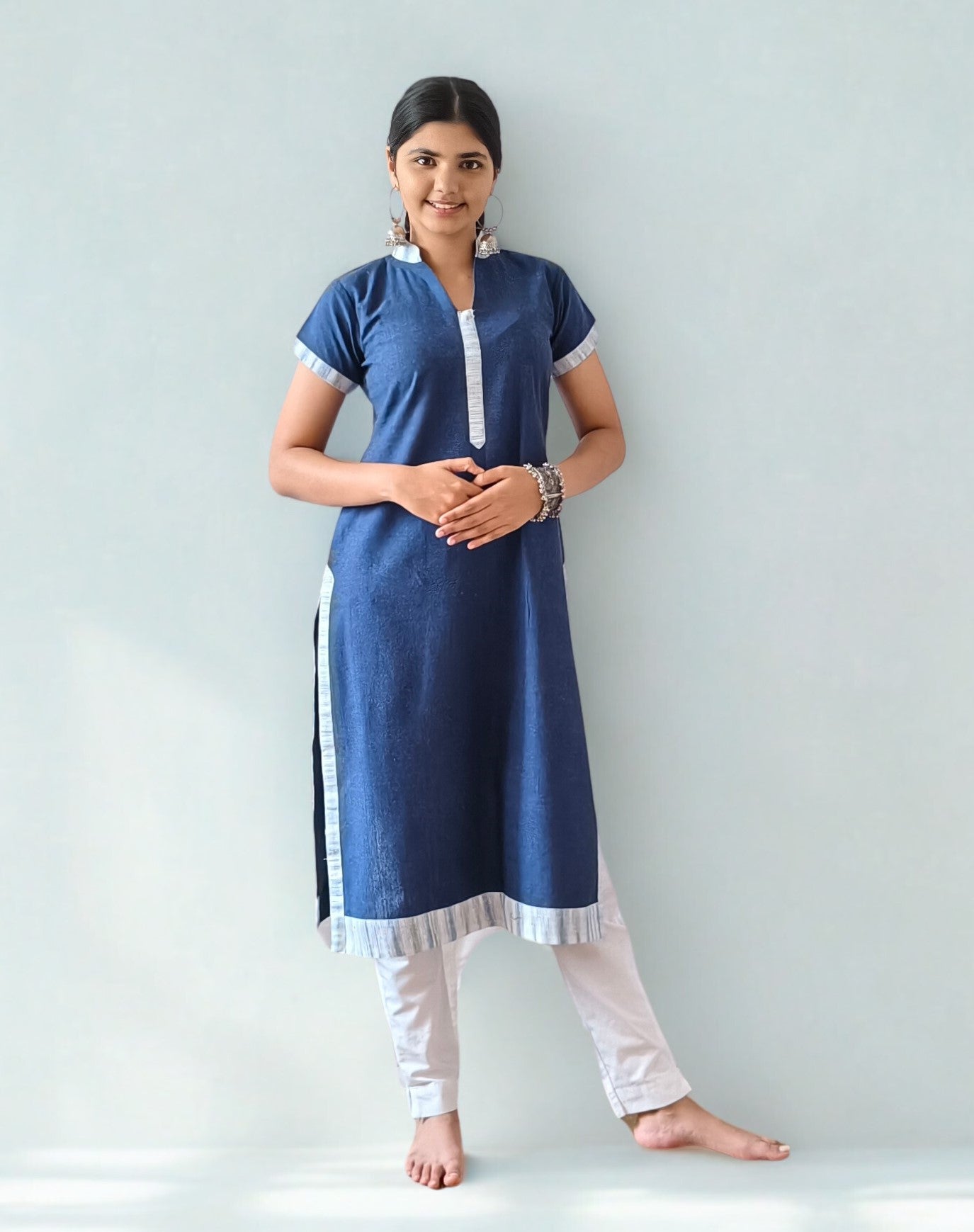 Pure Khadi Straight Kurti
