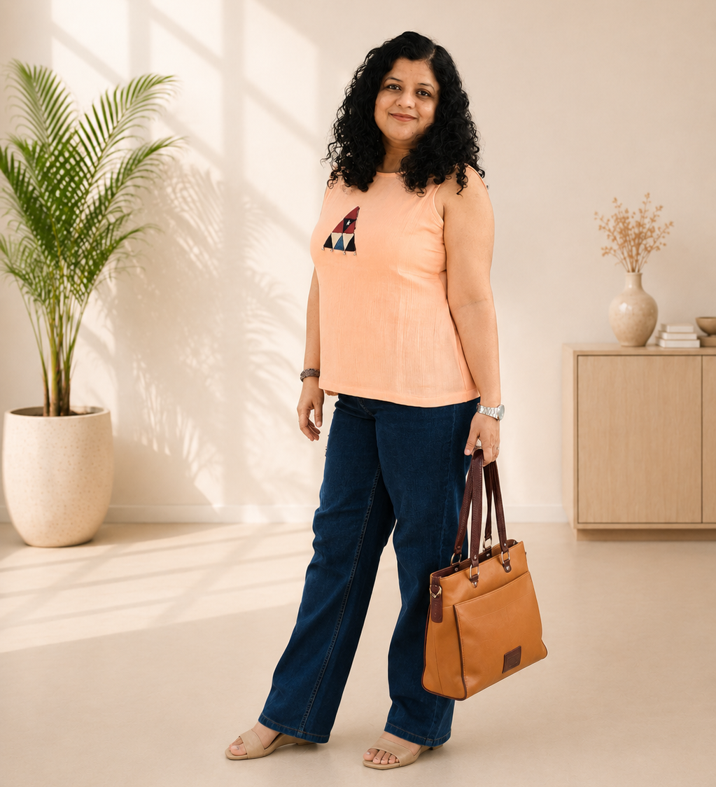 Organic Cotton Handcrafted Short Top