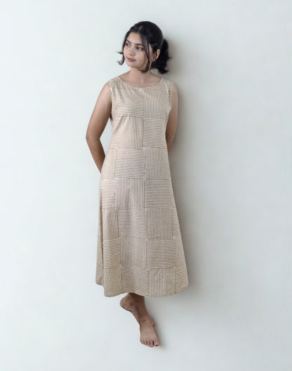 Handblock Cotton One Piece