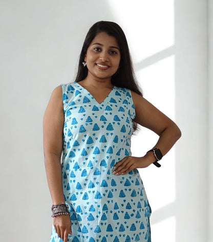 Handloom Cotton Short Top