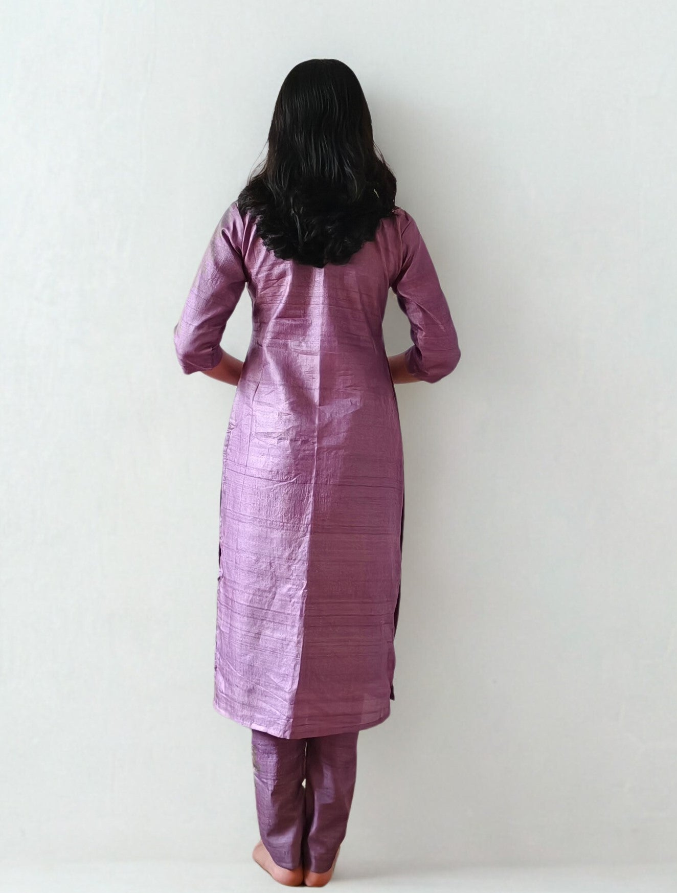 Pure Tussar Silk Co ord Set