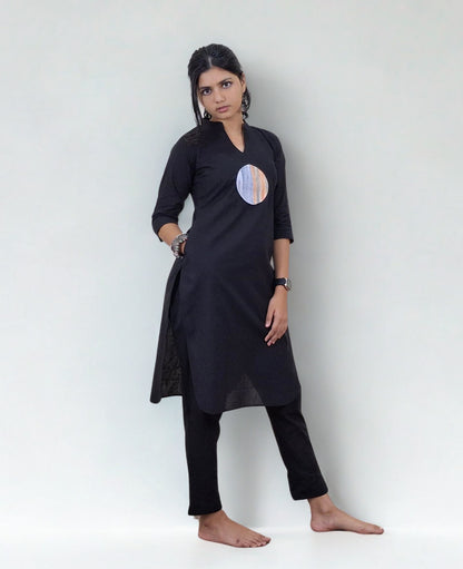 Handloom Cotton Patchwork Co-Ord set