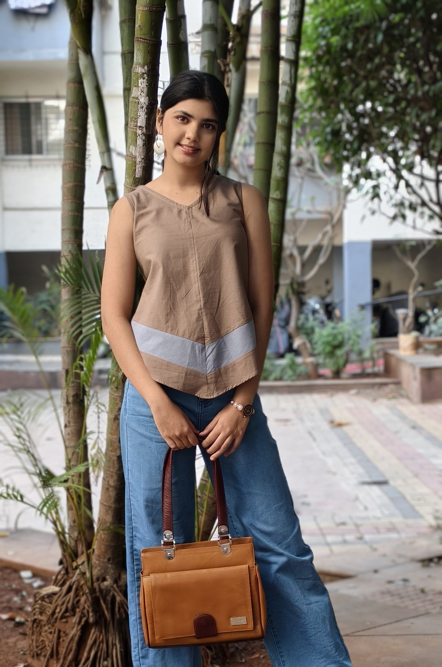 Pure Cotton Hand crafted Short Top