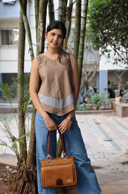 Pure Cotton Hand crafted Short Top