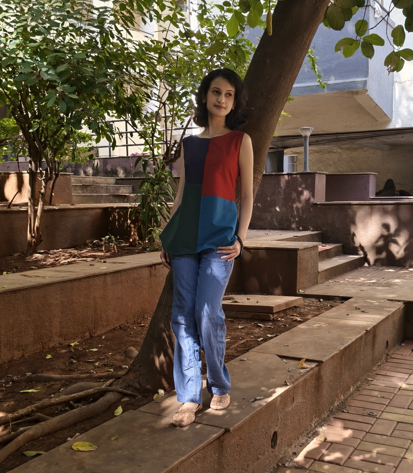Pure Cotton Hand Crafted Short Top