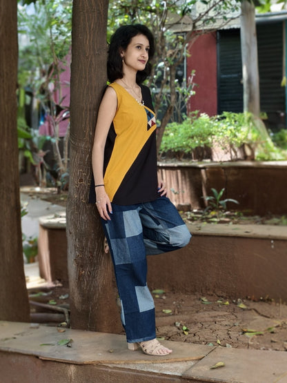 Pure Cotton Hand crafted Short Top