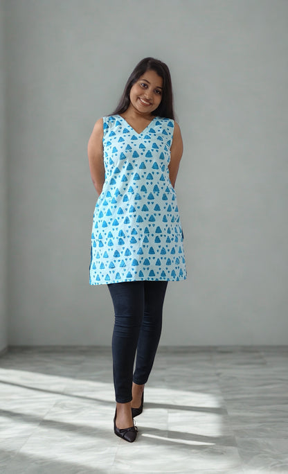 Handloom Cotton Short Top