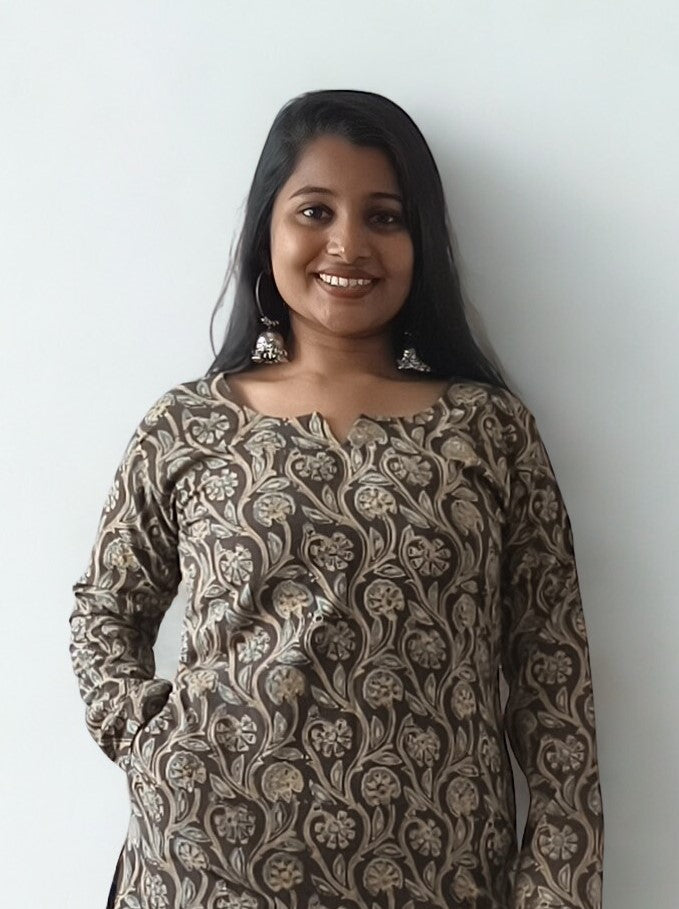 Handblock Straight Kurti