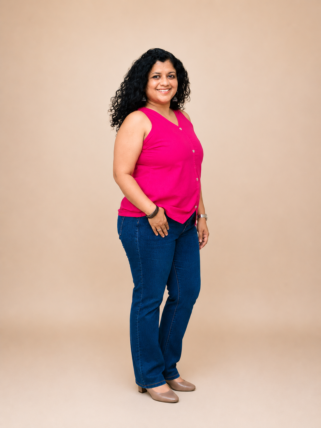 Pure Cotton Hand Crafted Short Top