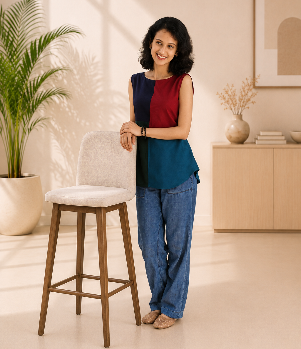 Pure Cotton Hand Crafted Short Top
