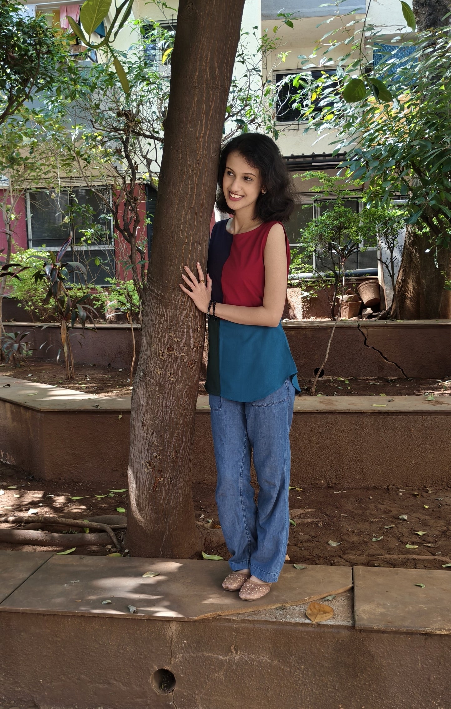 Pure Cotton Hand Crafted Short Top