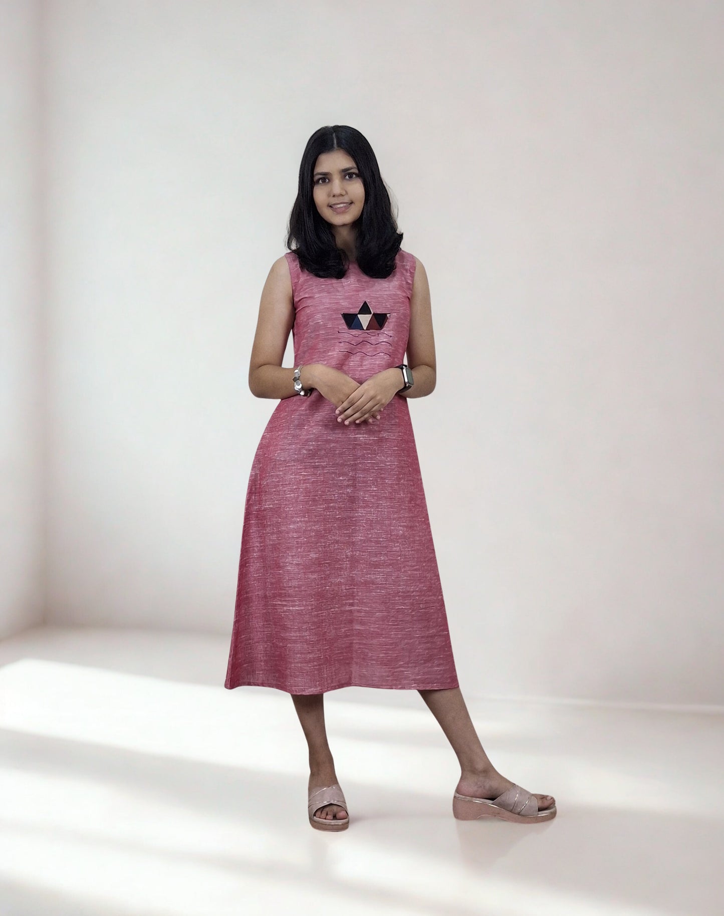 Pure Khadi Patchwork One piece