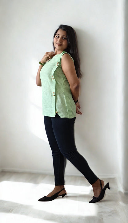 Pure Khadi Short Top