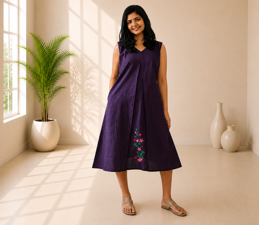 Pure Khadi Handcrafted One Piece