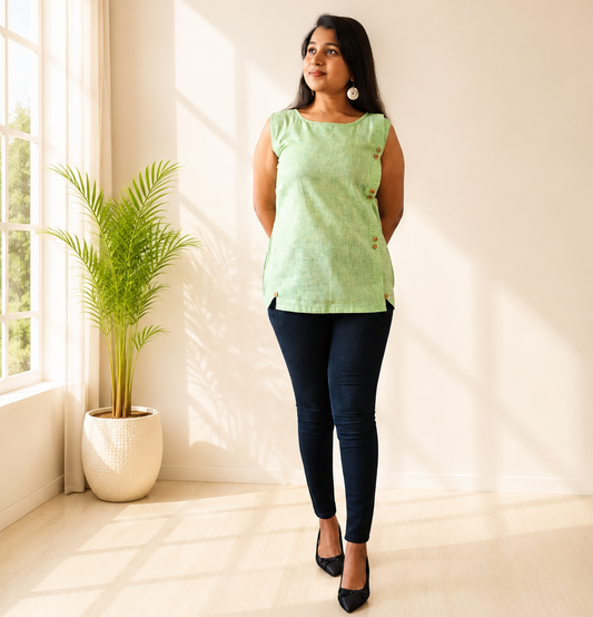 Pure Khadi Short Top