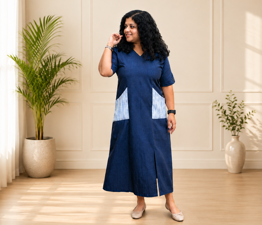 Pure Khadi Handcrafted One Piece
