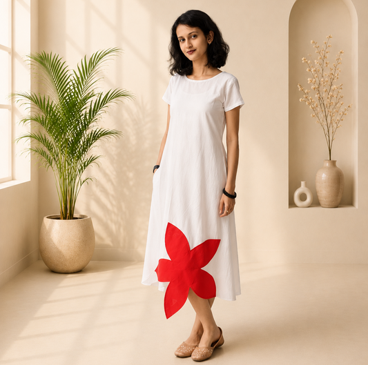 Pure Cotton Hand Crafted One Piece