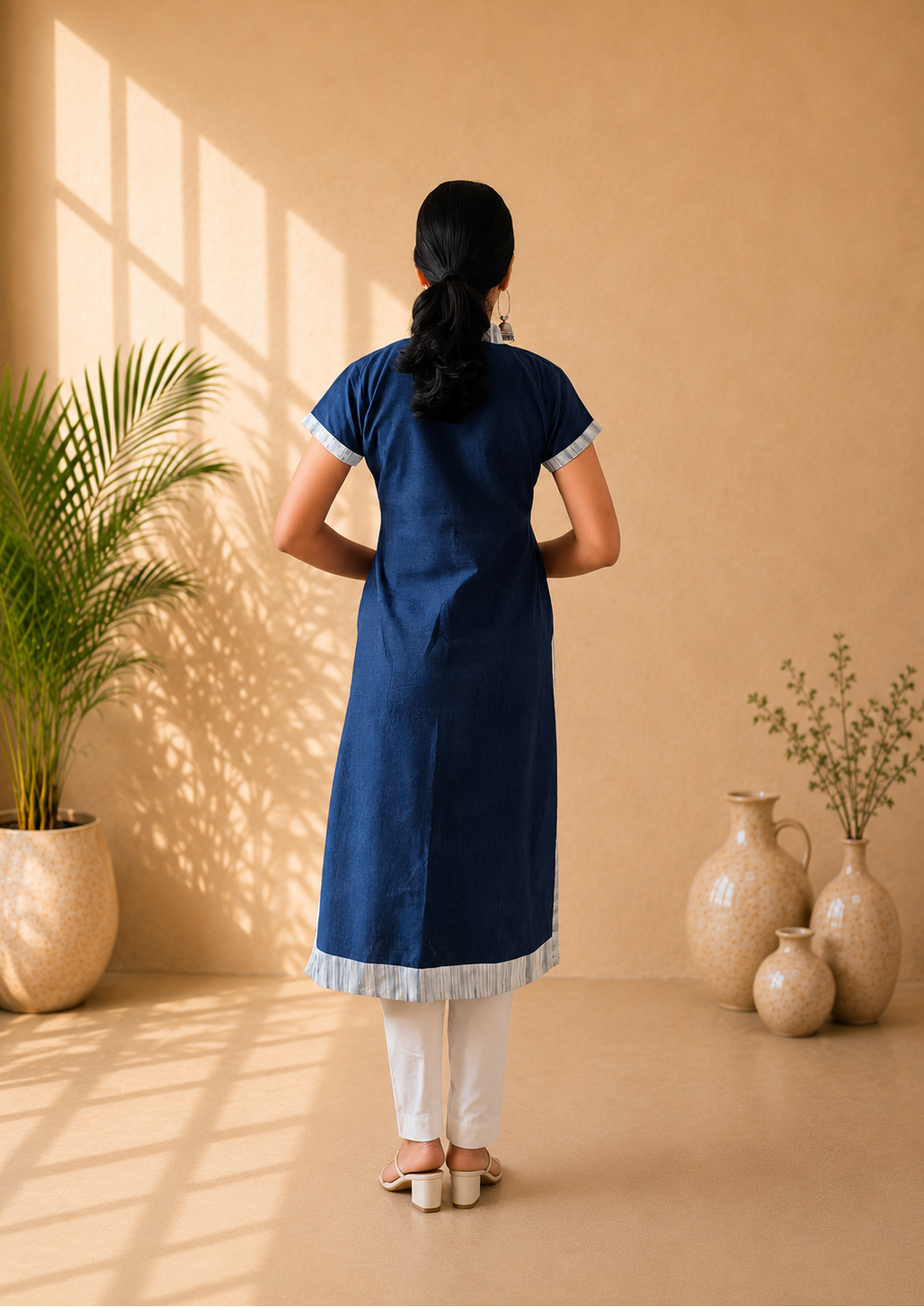 Pure Khadi Straight Kurti