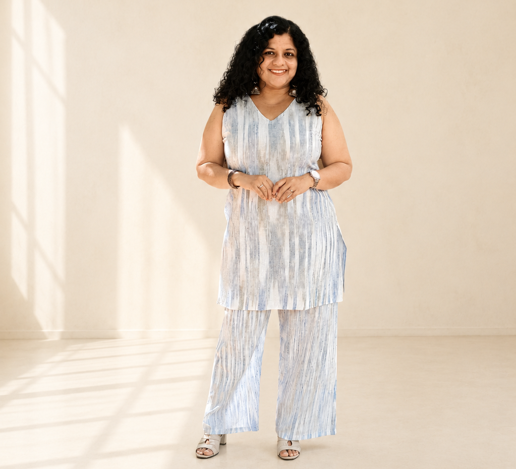Pure Khadi Co Ord Set