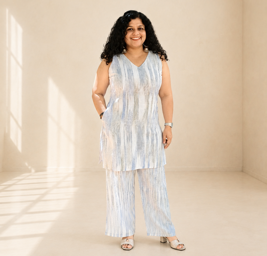Pure Khadi Co Ord Set