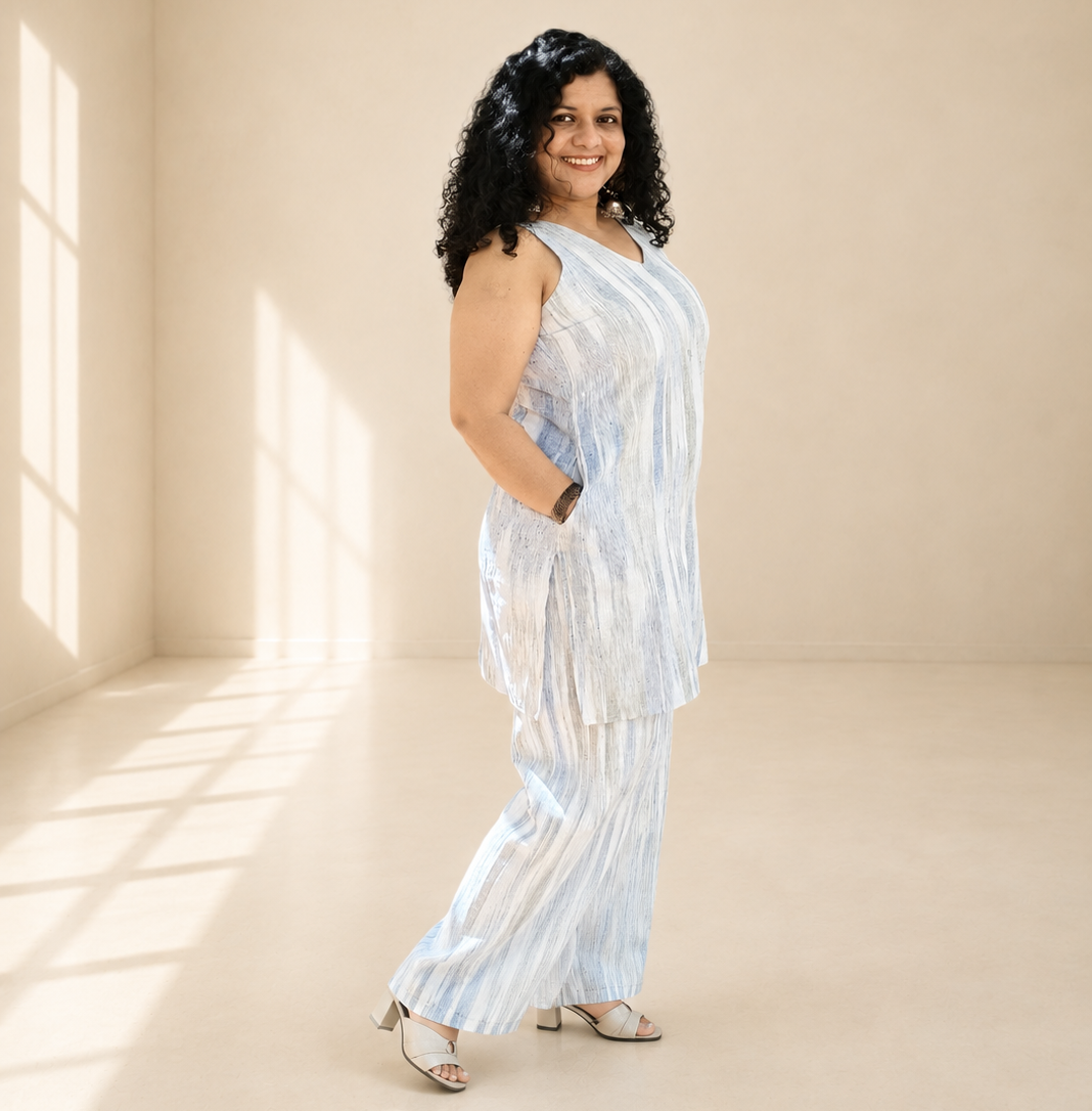 Pure Khadi Co Ord Set