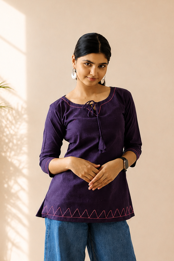 Pure Khadi Short Top