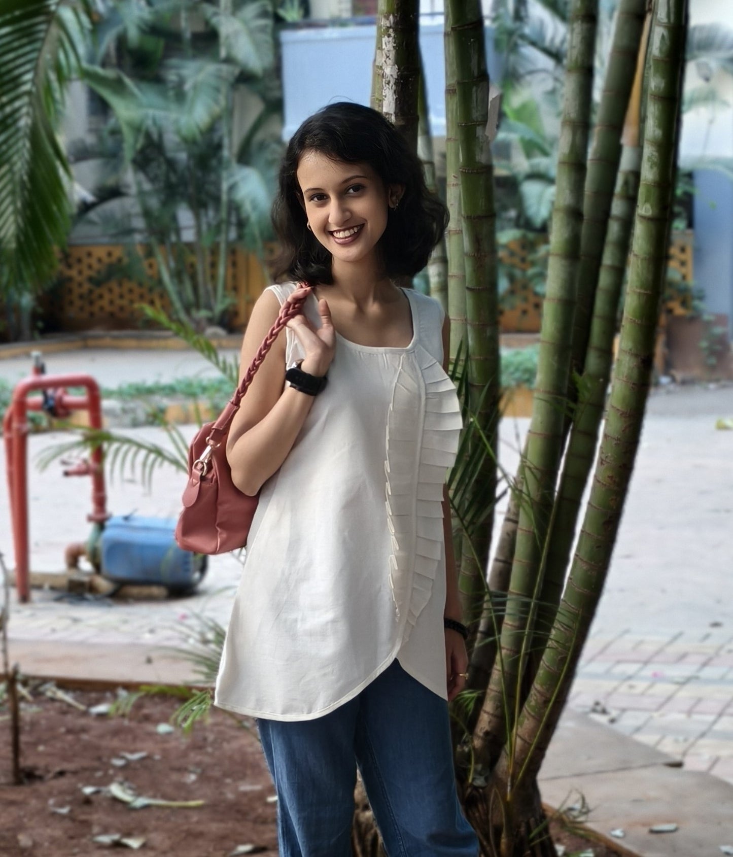 Pure Cotton Hand crafted Short Top